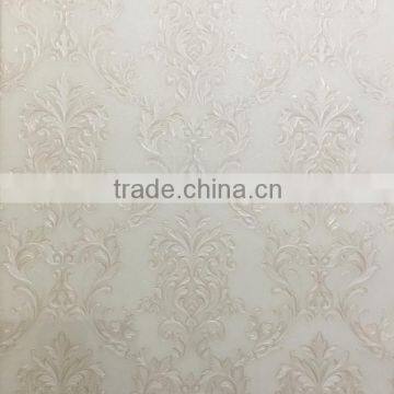 Vinyl Wallpaper With Golden European Flowers for House photo-6