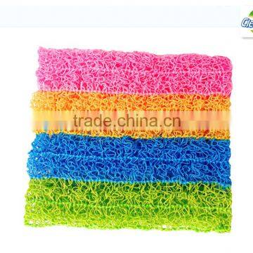 plastic non-scratch scouring pad with spiral scourer