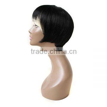 Latest Wholesale Straight Synthetic Short Fiber Women's Wig photo-4