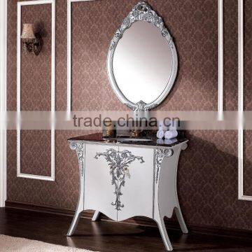 WTS3222 Classic Hotel Bathroom Furniture, Antique Wooden Bathroom Cabinet photo-5