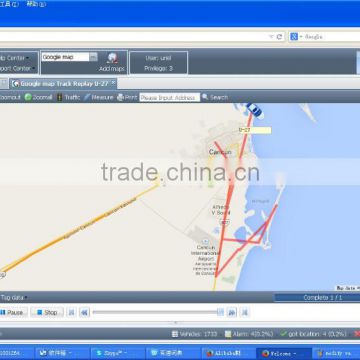 Professional GPS tracking software compatible with CARSCOP gps tracker CCTR-800, CCTR-811, CCTR-808S, CCTR-830