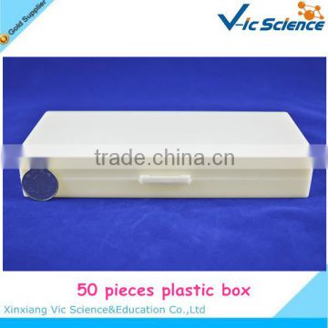 Factory supplier 50 pieces biology slides plastomer box