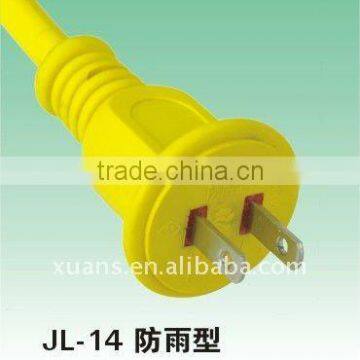 Japan 2-pin electrical generator plug with pse approved