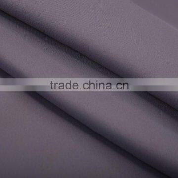 hot sale simple design 210gsm polyester flame retardant plain blackout curtain fabric blackout