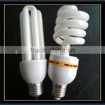 Cheap price made in China 3000hrs 2u 3u spiral CFL lamp 0.3/pc