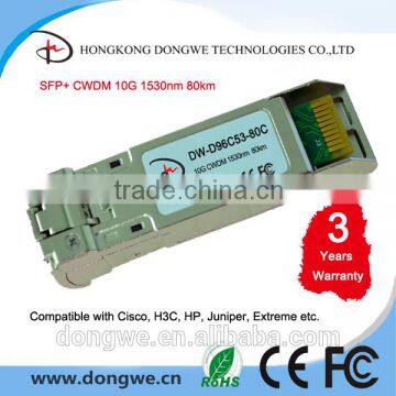 China Supplier SFP of 10G Cisco SFP+ CWDM 80KM 1530nm Optic Module