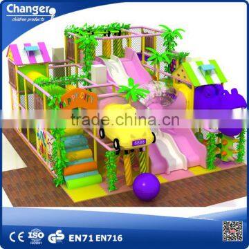 Indoor playground equipment for sale, kids playhouse with trampoline park