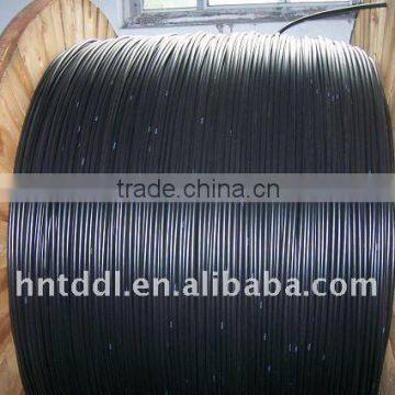 Covered line wire-aluminum conductor