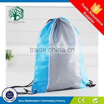 Wholesale sports team mesh and polyester drawstring promotional bags