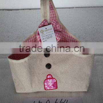Beautiful Fabric Bag With Movable Handle photo-2