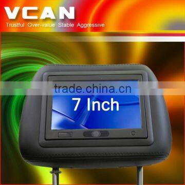 TM-707H car taxi headrest advertise media player sensor TF/SD ba