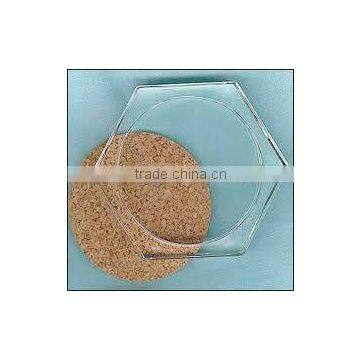 Clear Acrylic cup mats coasters