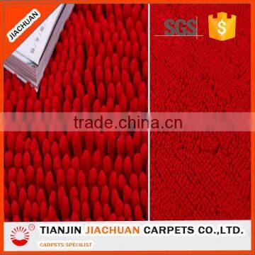 machine tufted microfiber chenille mat