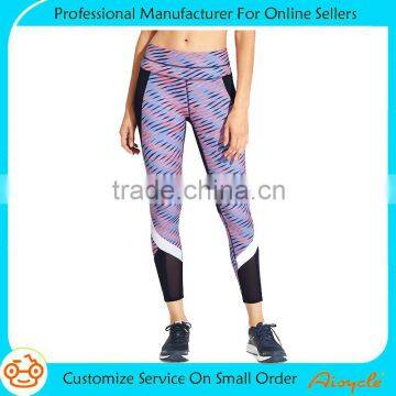 Wholesale sublimation leggings workout yoga pants 7/8 tight