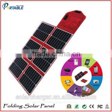 Factory competitive 90w folding battery solar charger