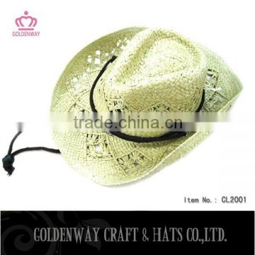 Wholesale New Design green Straw Cowboy Hat