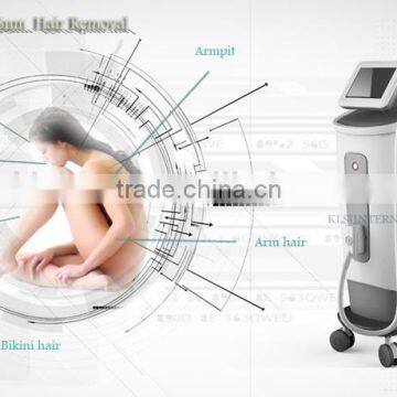 Germany bars 808nm diode laser hair removal machine/ vertical 808 body hair removal