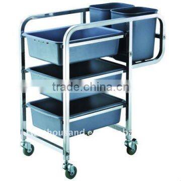 TT-BU114C Stainless Steel five layers service cart