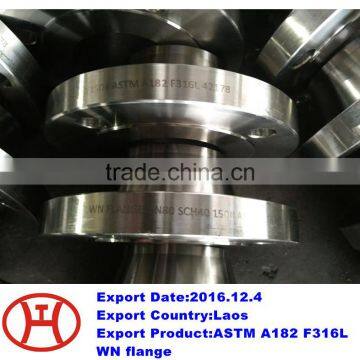 ASTM A182 F316L welding neck flange