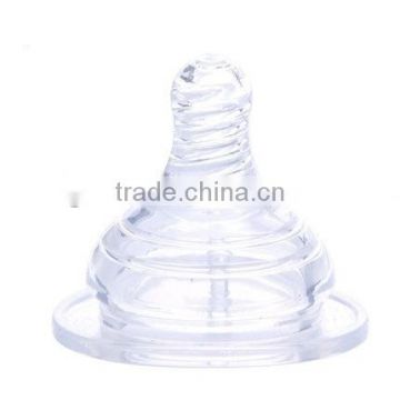 Food grade silicone baby milk bottle nipple