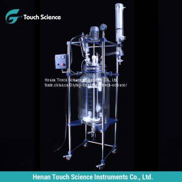 Cheapest Price of Laboratory Rotating 100L Double Layer Glass Reactor photo-3