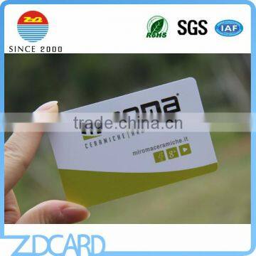 CMYK printing matte plastic pvc card manufaturer