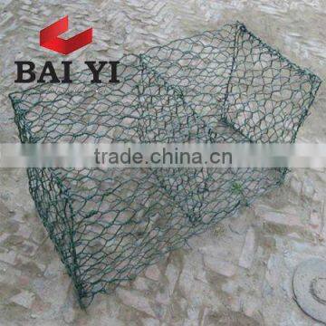 Green PVC Coated Gabion Box ( Direct Factory )