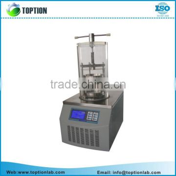 TOPT-10B Gland-type Lab Vacuum Freeze Dryer with LCD display screen and USB port