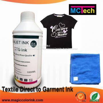 OEM Textile pigment printing ink/DTG ink for epson