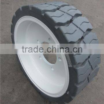 2016 New Style Deep Groove Tread Solid Tire With Rims 15x5 With Factory Price photo-4