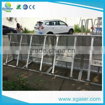 outdoor aluminum expanding security control stage barrier gate manufacturer