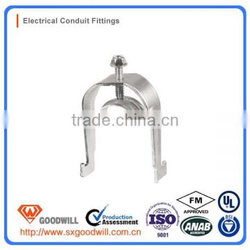 steel universal one-piece conduit clamp