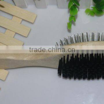 2 Sided Wood Dog Pet Grooming Brush photo-3