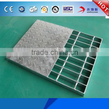 Wholesale Metal Grate Serrated Plain Type I-Shape 32x5 and Customize Stainless Steel Grate Standard Size Galvanized Grating