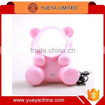 Bear Shaped Portable Bladeless Fan No Leaf Air Conditioner Mini Fan