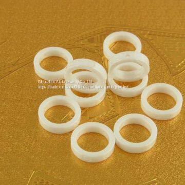 Zirconia Ceramic Ring Jewelry Laser Engraved Triangle Ring Men photo-2