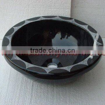 NATURAL JET BLACK MARBLE SINKS photo-2