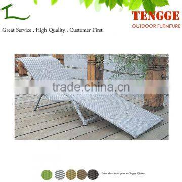 YH-8011 Outdoor rattan recreation loung and sunbed