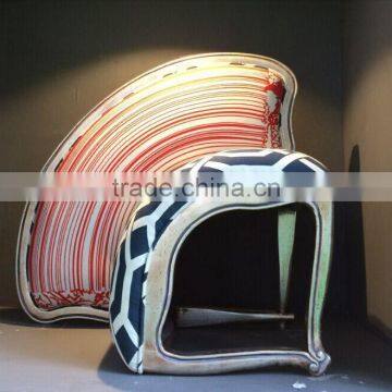 BISINI Furniture American Style Living Room Set, Creative Furniture Solid Wood Leisure Chairs and Tea Table (BF01-X1178) photo-3