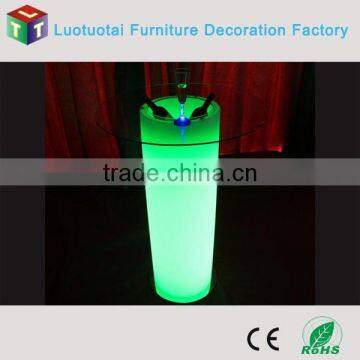 Led Bar Furniture Hight Bar Table/Hot Sell Led Rechargeable Tall Bar Table photo-5