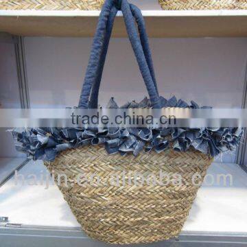 craft seagrass handmade fashion tote bag