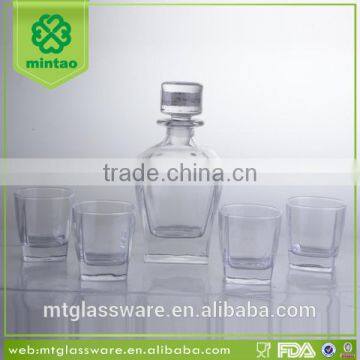 Mini clear scotch whisky 750ml glass wine bottles wholesale