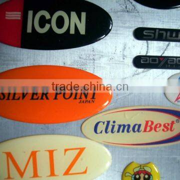 Custom 3D Strong Self Adhesive Epoxy Dome Sticker