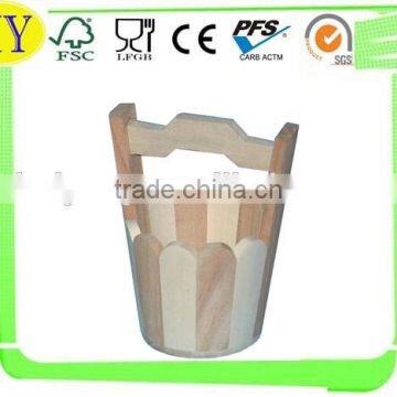 2015 china supplier wholesale small wooden bucket