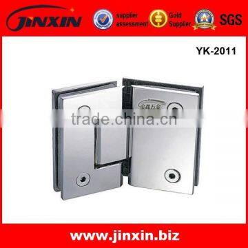 Simple Glass Sliding Door Bathroom Shower Cabin With Frameless Glass Hinges Bath Room photo-2