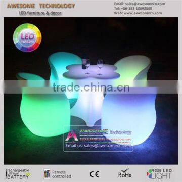 elegant luxury outdoor led garden table for corperate events