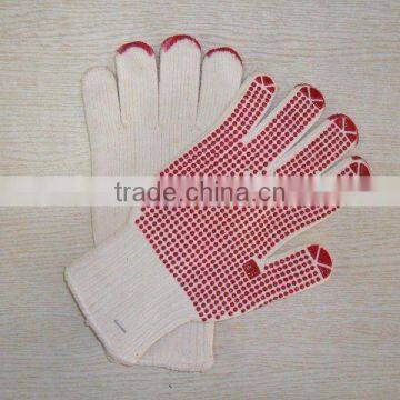 nylon dotted glove