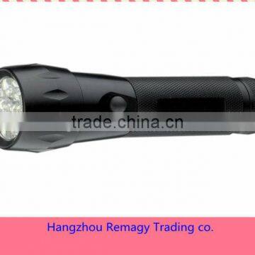 16led aluminium flashing hand torch light