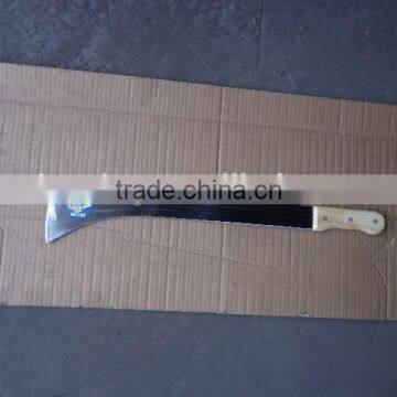 plastic pvc or wood handle matchet with wood handle