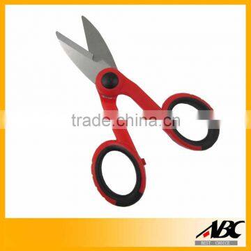 Fashion Style Convenient Soft Grip Handle Household Electrician Scissors